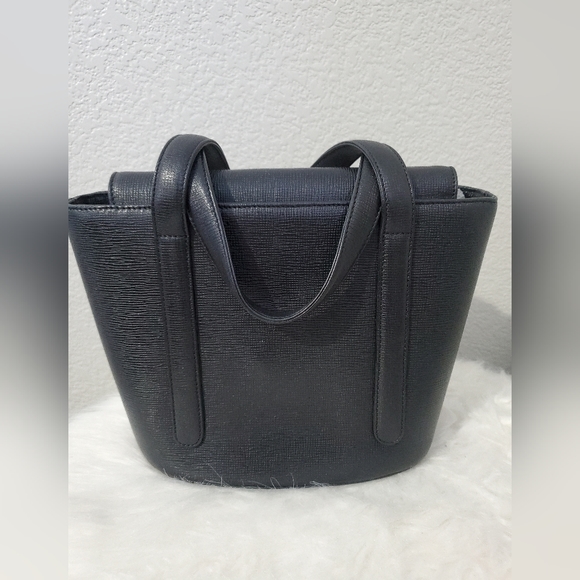 MCM Black Leather with Gold Hardware and Decoration Mini Handbag- EUC - COA - Picture 3 of 16